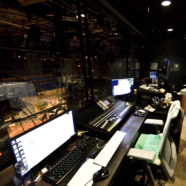 CATF Marinoff Theater Control Room.