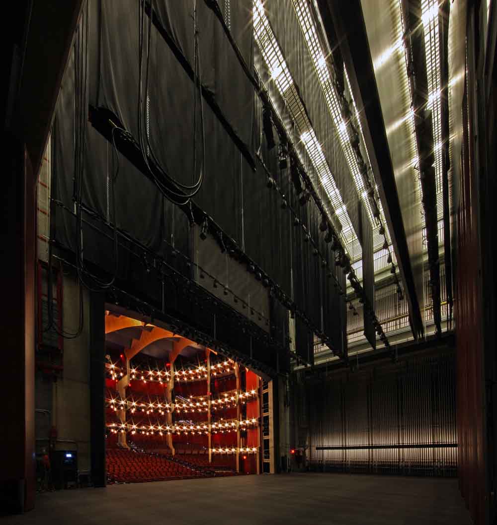 Hylton Performing Arts Center 1300-seat Merchant Hall stage.