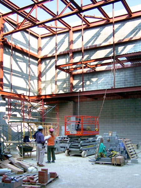 Photo of drama studio construction